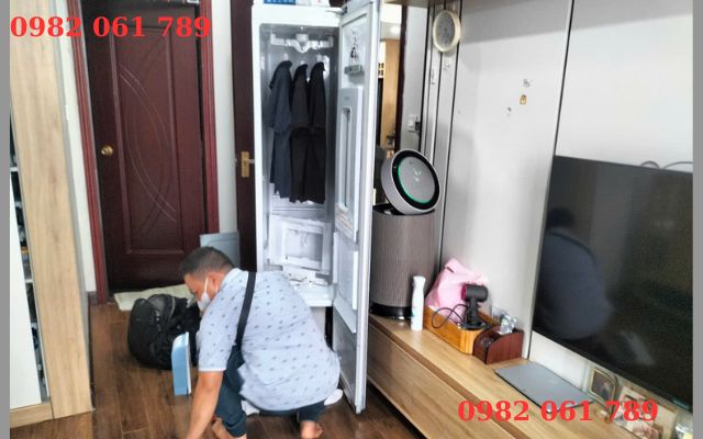 lôi le2 máy giặt sấy LG Styler